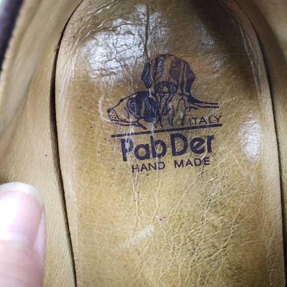 Pabder Black Brown Calf Leather Loafer Men's 7.5 M - Picture 9 of 10